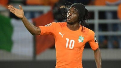 Ivory Coast international Gervinho has played with Roma, Arsenal and Lille, among other clubs. Khaled Desouki / AFP