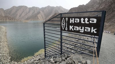 Hatta, close to the Omani border, is the site of the 120 million gallon Al Nakhali project by Dewa. Chris Whiteoak / The National