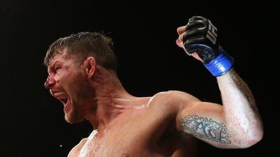 Ultimate Fighting Championship - UFC Fight Night 83 - O2 Arena, London, England - 27/2/16Great Britain's Michael Bisping celebrates winningAction Images via Reuters / Matthew ChildsLivepicEDITORIAL USE ONLY.