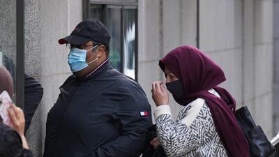 Hassan Nasser Al Thani, now aged 42, arrives at the Old Bailey in London after being charged with dangerous driving. Photo: PA