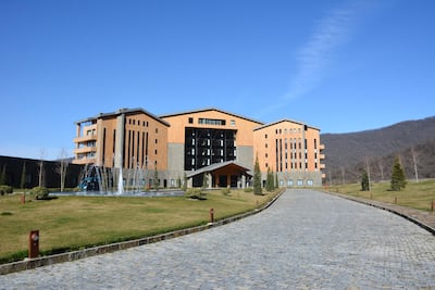 The Chenot Palace Health Wellness Hotel in Gabala, Azerbaijan. Photo by Rosemarie Behan