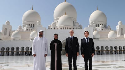 Mr Riester said on Twitter that the UAE and France's ambition is to strengthen the cultural ties between the two countries.