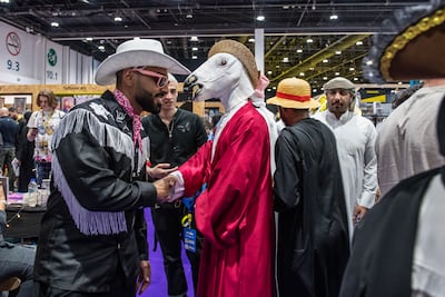 Visitors can dress up as their favourite characters for the convention. Vidhyaa Chandramohan for The National