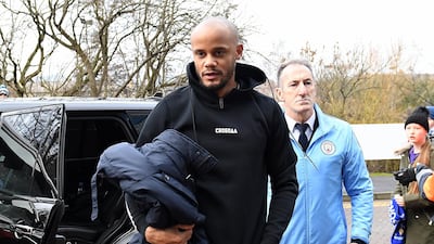 Vincent Kompany has played a key role in Manchester City's shar rise under Abu Dhabi ownership, helping the club to win three Premier League titles. Getty Images