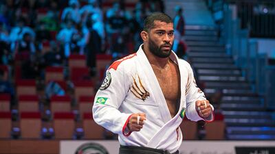 Ricardo Evangelista, pictured during the 2016 Abu Dhabi World Professional Jiu-Jitsu Championship, was victorious last weekend in Al Ain. Mona Al Marzooqi / The National