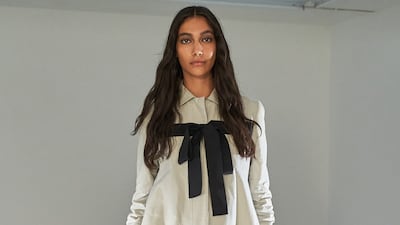 There were many pretty flourishes at the Molly Goddard show. Photo: Molly Goddard