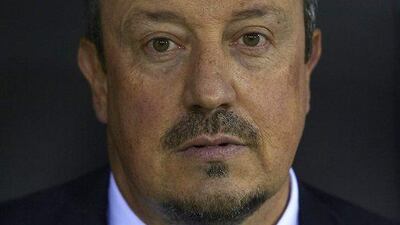 Real Madrid manager Rafa Benitez looks on prior the Primera Liga match between Valencia and Real Madrid at Estadi de Mestalla on January 03, 2016 in Valencia, Spain. The very next day, the manager was sacked. Manuel Queimadelos Alonso/Getty Images