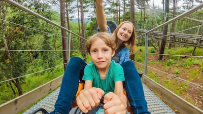 The Jais Sledder is a toboggan-style ride that runs for almost 2 kilometres in Ras Al Khaimah.