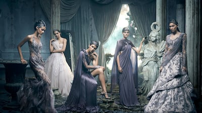 ‘Un-Folding’ by Gaurav Gupta melds ethnic Indian motifs with modern silhouettes