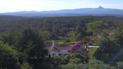 The Batian Villa at Fairmont Mount Kenya was completed this year, and features two en-suite bedrooms with a nanny’s room and private butler service.