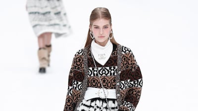 Karl Lagerfeld's last collection for Chanel Fall/Winter 2019/20 women's collection at Paris Fashion Week. Photo: EPA