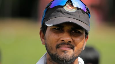 Dinesh Chandimal is overseeing a painful transition for Sri Lanka's cricket team. Eranga Jayawardena / AP Photo