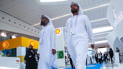 Day 3 at Adipec 2022. Victor Besa / The National