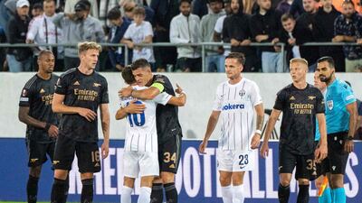 Antonio Marchesano (On for Krasniqi 67') 6: Did not influence the game as Arsenal comfortably held out. Fabian Rohner (On for Guerrero 67') 6: Looked okay without really offering a threat. A couple of nice touches. AFP