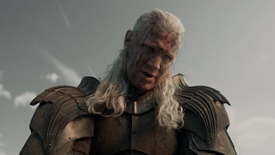 Undated TV still from House Of The Dragon - Season 3. Pictured: Matt Smith as Daemon Targaryen. See PA Feature SHOWBIZ Download Reviews. WARNING: This picture must only be used to accompany PA Feature SHOWBIZ Download Reviews. PA Photo. Picture credit should read: HBO Max. All Rights Reserved. All Rights Reserved. NOTE TO EDITORS: This picture must only be used to accompany PA Feature SHOWBIZ Download Reviews.