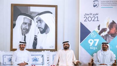 Mohammed bin Rashid Al Maktoum Global Initiatives also expanded its programmes, campaigns and relief and community initiatives to an additional 15 countries. Photo: Government of Dubai Media Office