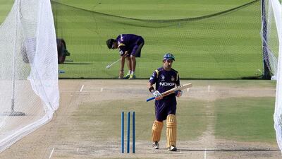 Gautam Gambhir, the Kolkata Knight Riders captain, has been out of the India team since January 2013. Ravindranath K / The National