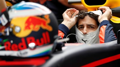 Red Bull Racing's Daniel Ricciardo qualified fourth for Sunday's Etihad Airways Abu Dhabi Grand Prix. Ahmed Jadallah / Reuters