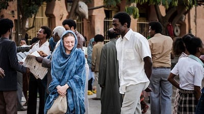 Dakota Fanning plays a British Muslim women who was orphaned in Africa before fleeing to the UK. Hanway Films / Instagram