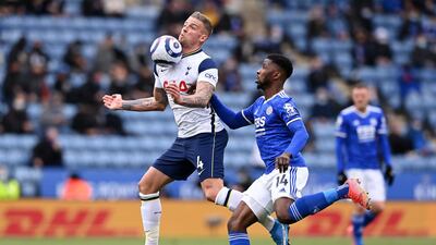 Toby Alderweireld: 4 – The Belgium international had a tough afternoon, giving away a penalty early in the game with a clumsy challenge on Vardy in the box. He struggled in possession too, misplacing passes under no pressure, capping off a difficult match. Getty