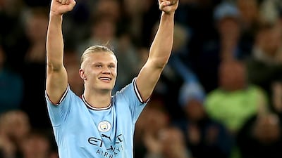 Manchester City striker scored his 35th Premier League goal of the season in the 3-0 win over West Ham. EPA