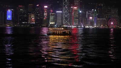 Hong Kong skyline by night. The International Monetary Fund forecast the city's economy would contract by 1.9 per cent in 2019 and achieve growth of just 0.2 per cent this year. Reuters.