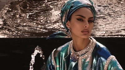 Fluid metallics at Dolce & Gabbana for Ramadan 2026. Photo: Dolce & Gabbana