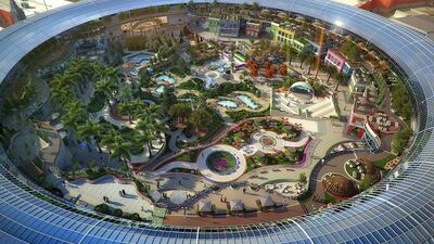 The centre is planned to include a 200,000 square foot botanical garden at its centre. Courtesy Cityland Group