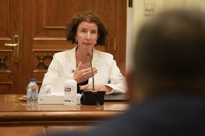 Anneliese Dodds resigned as Britain's international development minister over cuts to aid funding. Photo: X