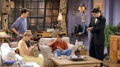 'The One Where No One's Ready' (s3, e2): Ross is bringing the gang to a black-tie museum function but, alas, getting them all out the door takes up the entire episode. Rachel can't decide what to wear, Monica hacks her ex-boyfriend's answering machine (the very of existence of which highlights how old this episode is), and Joey wears all of Chandler's clothes. Everyone will be able to recognise their getting-ready style in one of the friends and, in our honest opinion, Jennifer Aniston's hair was at its peak in this episode. Courtesy Netflix