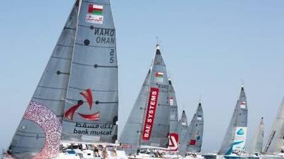 Team AISM were so far ahead of other boats their lead was not under threat on the final day. Courtesy EFG Bank Sailing Arabia