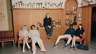 The new Tennis Collection is a collaboration between A.P.C and Japanese sneaker brand Asics. Photo: Asics