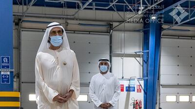 Sheikh Mohammed bin Rashid tours Dubai Multi Commodities Centre