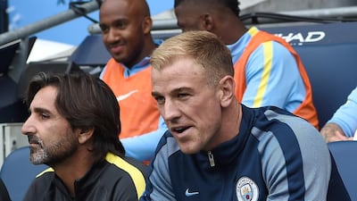 Joe Hart is expected to leave Manchester City this summer after falling out of favour with manager Pep Guardiola. Paul Ellis / AFP