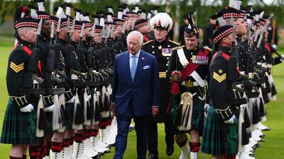 King Charles III takes part in the Ceremony of the Keys in Edinburgh, as part of his trip to Scotland for Holyrood Week. Getty Images