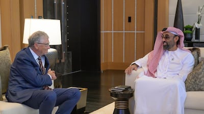 Sheikh Tahnoon had a productive discussion with Bill Gates on innovative approaches to tackling climate change.