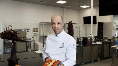 Philippe Marand came to Dubai over a year ago to open the chocholate academy from scratch. Anna Nielsen for The National