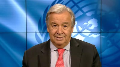 UN Secretary-General Antonio Guterres is likely to seek second term after Trump's White House exit. AP