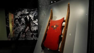 The only surviving Rosebud sled from 'Citizen Kane'. Reuters