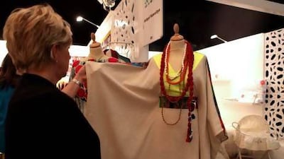 Ataya is a charity exhibition organised by the Red Crescent and Government ministries. It is held under the patronage of Sheikha Shamsa bint Hamdan Al Nahyan. Fatima Al Marzooqi / The National