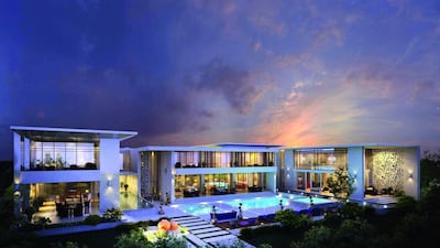 With a combined sales value of about US$6.5billion (Dh23.87bn), Akoya by Damac will feature an 18-hole golf course and 7,000 residential units, including hte first Fendi villas in the world and the exclusive Trump Estates. Courtesy Damac