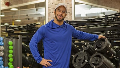 Tariq Adel Al Kamil, a personal trainer at U Concept and co-owner of Opportunity Through Sport, wants to see fitness training become a prestigious profession among locals. Antonie Robertson / The National