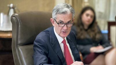 If US Federal Reserve chairman Jerome Powell hints at a stronger or faster taper programme, then equities will come under pressure. AP