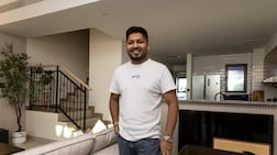 Nihar Desai moved in to his four-bedroom townhouse in the Santorini development of Damac Lagoons in March. Antonie Robertson/The National