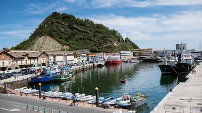 The fishing village of Getaria.