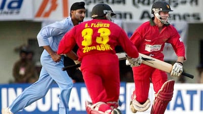 Andy, left, and Grant Flower (Zimbabwe): They were not as dissimilar to each other as the Waugh twins, but their batting styles were different. The younger Grant opened the innings but scored cautiously, while middle-order batsman Andy was always busy at the wicket, constantly chipping away and taking plenty of ones, twos and threes. Grant bowled part-time left-arm spin, while Andy was a genuine wicketkeeper. They collectively took Zimbabwe cricket forward. AFP