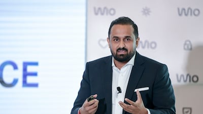 Jayesh Patel, chief executive of Wio Bank, says the company's focus is on platform banking. Khushnum Bhandari / The National