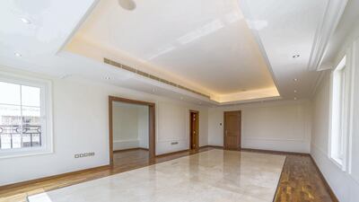 The classic villa comes unfurnished. Courtesy LuxuryProperty.com