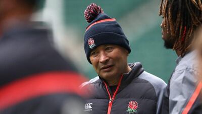 England coach Eddie Jones shown at Twickenham on Friday before his team played Australia on Saturday. David Rogers / Getty Images / December 2, 2016