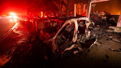 A house and a car are destroyed. EPA